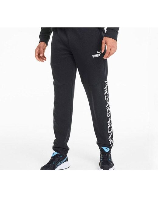 PUMA Black Amplified Track Pants for men