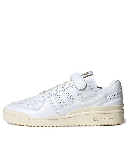 Adidas White Originals Forum X Atoms 84 Low Star Pack 'Cream' for men