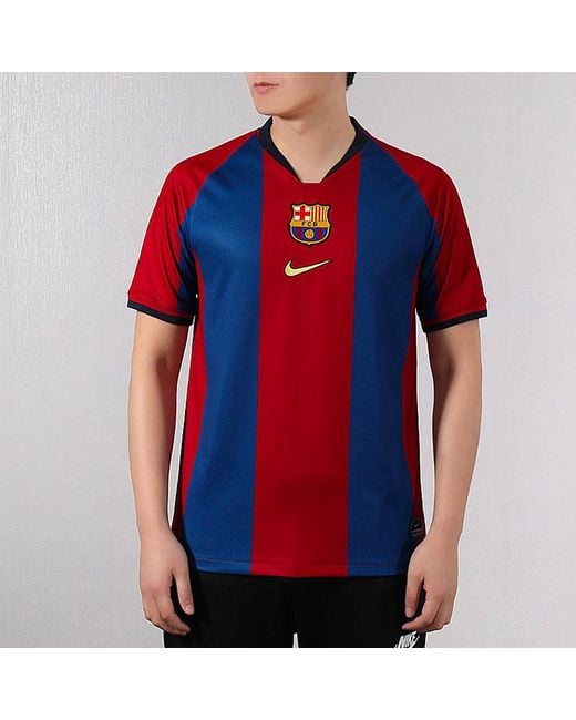 Nike Red Fc Barcelona Jersey 'Blaugrana' for men