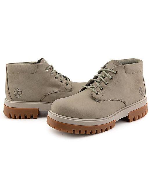 Timberland Brown Arbor Road Mid Waterproof Chukka Boots for men