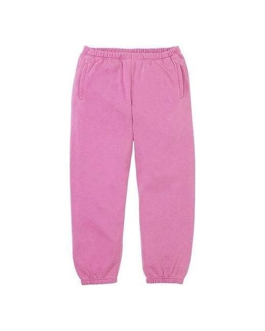 Supreme Pink X The North Face Pigment Printed Sweatpants for men