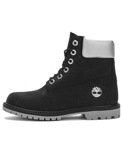 Timberland Black 6 Inch Heritage Cupsole Waterproof Boots