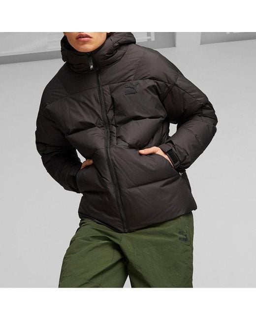 PUMA Black Down Jacket for men