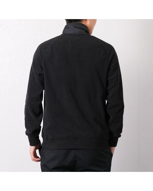Nike Black Half Zipper Stand Collar Sports Pullover for men
