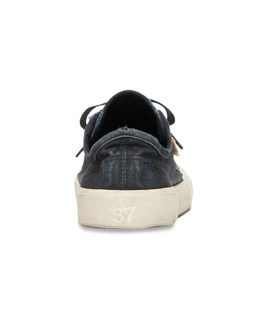 Balenciaga Blue Paris Low Top Sneakers Destroyed Cotton And Rubber' for men