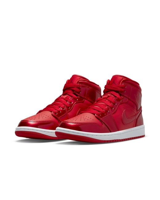 Nike Red (Wmns) 1 Mid Se 'University Pomegranate'