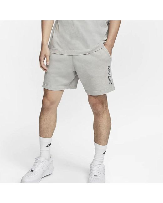 Nike Gray Sportswear Jdi Sports Shorts For Light for men