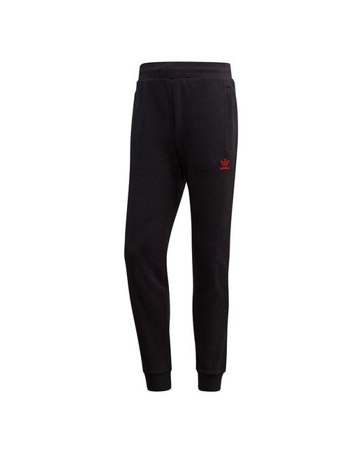 Adidas Black Originals Trefoil Pant Sports Pants for men