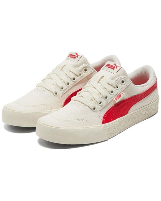 PUMA White C-Skate Vulc Sneakers for men