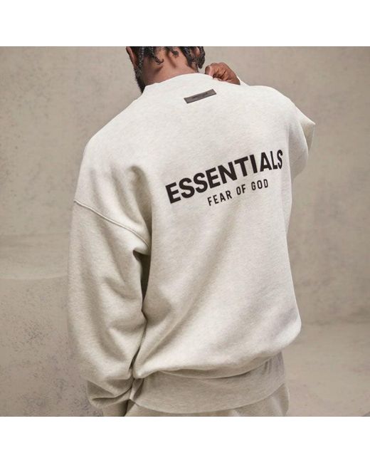 Fear Of God Gray Fw22 Crewneck 'Dark Oatmeal' for men