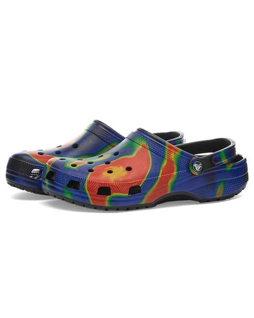 CROCSTM Blue Classic Solarized Clogs