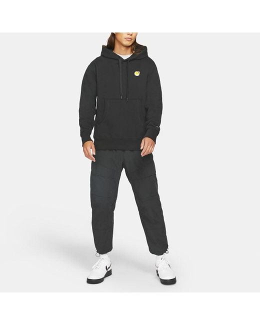 Nike Black Sportswear Logo Casual Pullover Sports for men