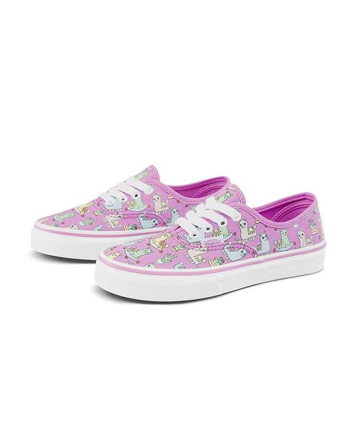 Vans Purple Authentic K Shoes for men