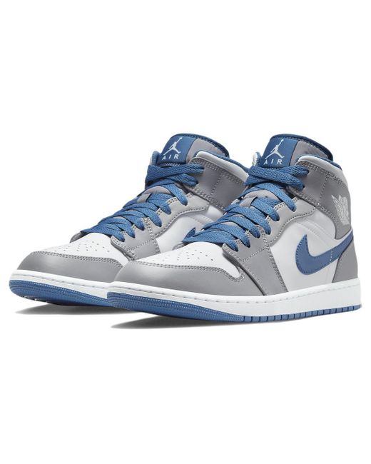 Nike Blue 1 Mid 'Cement True' for men