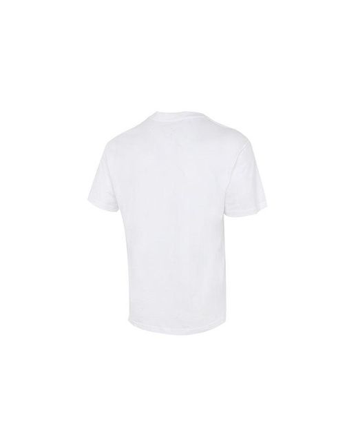 Nike White Just Do It Basketball Sports Printing Short Sleeve for men