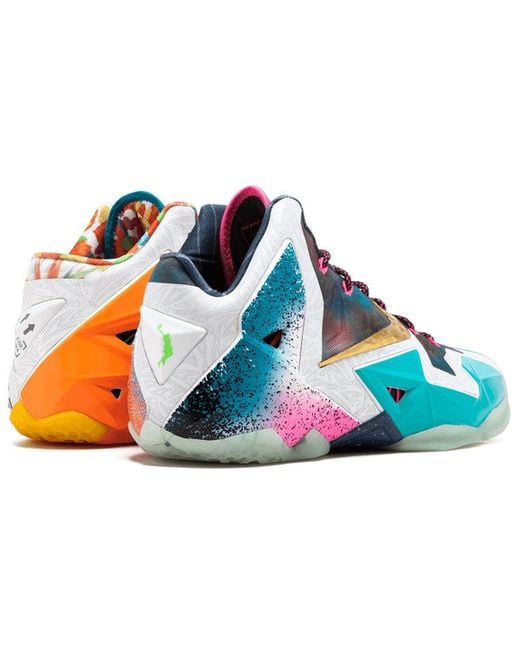 Nike White Lebron 11 Premium 'What The Lebron' for men