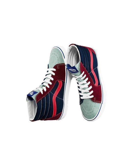 Vans Blue (Wmns) Sk8-Hi (Mix & Match) Multi
