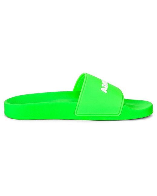 Balenciaga Green (Wmns) Pool Slide 'Neon'