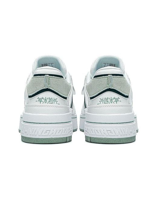 Li-ning White Badfive Rookie Low for men