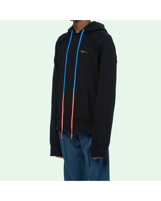 Off-White c/o Virgil Abloh Black Arrow Gradient Drawstring Loose Fit for men