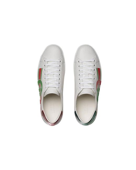 Gucci Green Ace 'Interlocking G' for men