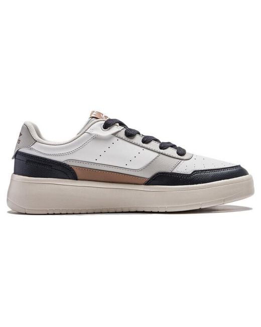 Li-ning White Qingyi Skate Shoes for men