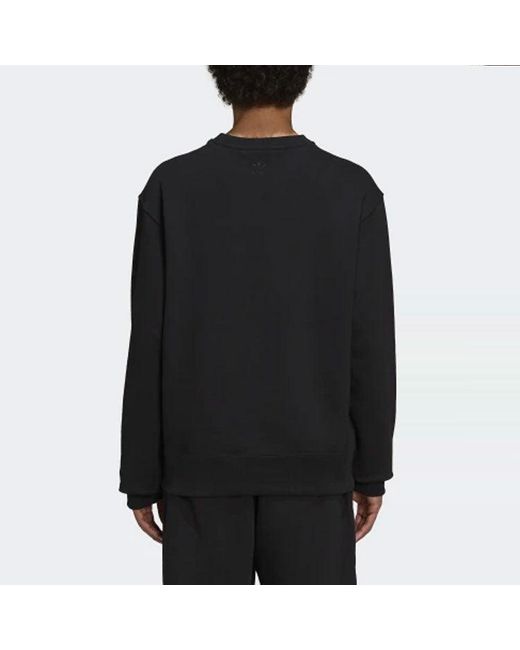 Adidas Black Originals X Philip Dong Joint Name Round Neck
