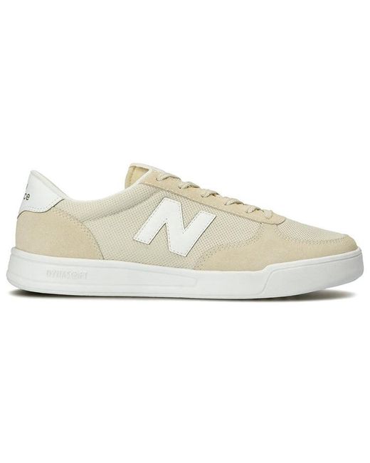 New Balance White Ct30 Series Low Top Retro Skate Shoes for men