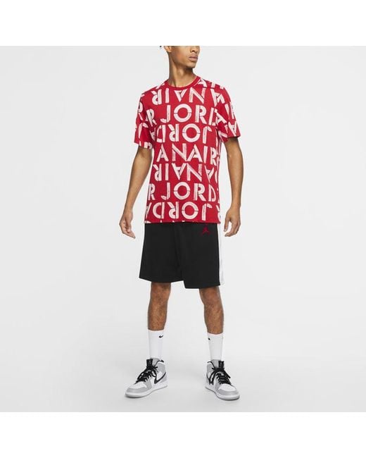 Nike Black Jumpman Casual Sports Breathable Training Basketball Shorts for men