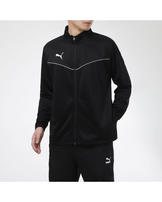 PUMA Black Team Rise Jacket for men
