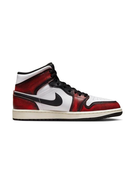 Nike Brown 1 Mid 'Wear-Away Chicago' for men