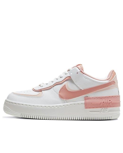 Nike Air Force 1 Shadow 'washed Coral' in White | Lyst