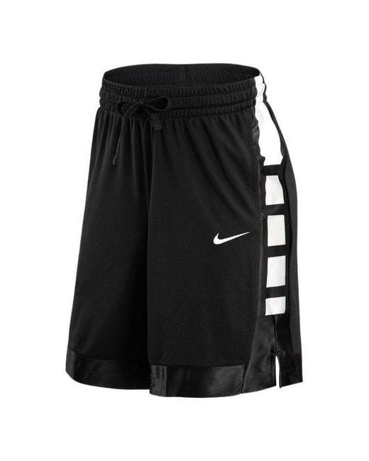 Nike Black Side Colorblock Loose Casual Shorts for men