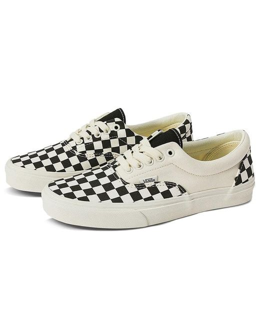 Vans White Era Classic Low Tops Casual Skateboarding Shoes for men