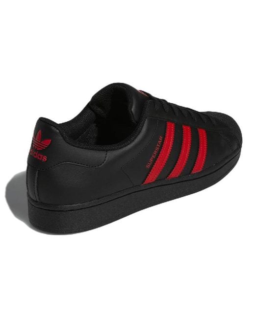 Adidas Black Superstar 'Core Vivid' for men