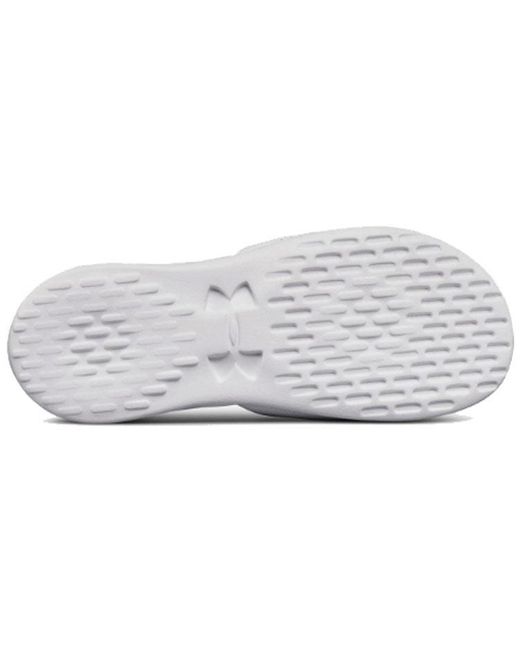 Under Armour White Playmaker Fixed Strap for men