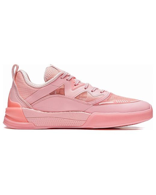 Li-ning Pink Ellington Skateboarding Shoes for men