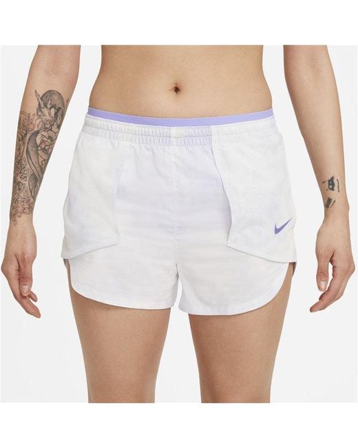 Nike Blue (Wmns) As W Nk Icn Clsh Tmpo Lux Luxury Shrt