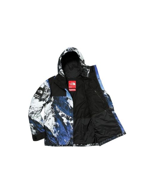 Supreme Blue Fw17 X The North Face Mountain Parka