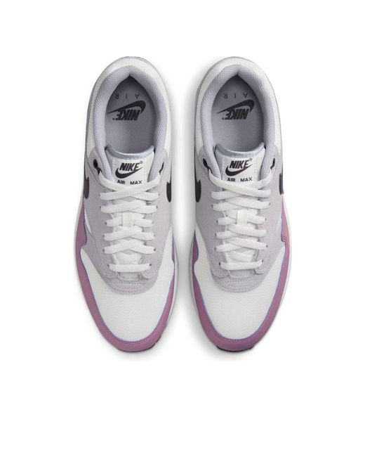 Nike White Air Max 1 Essential Wolf' for men