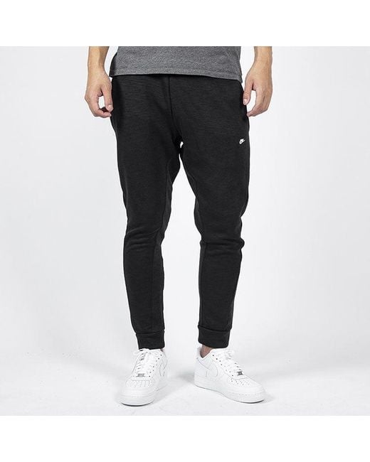 Nike Black Logo Label Knit Sports Pants/Trousers/Joggers for men