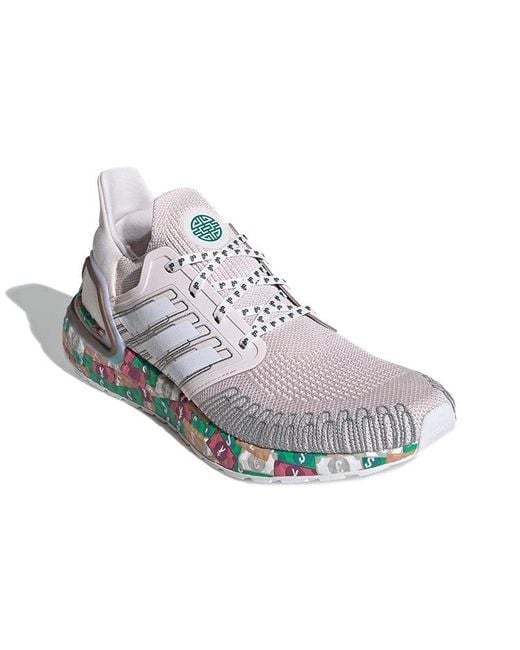 Adidas White Ultraboost 20 'Global Currency' for men