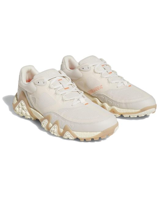 Adidas White Adicross Lo Boost Golf Shoes 'Wonder' for men