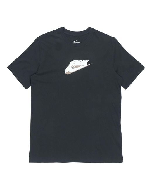 Nike Black Dri-Fit Giannis Swoosh Freak Letter Basketball T-Shirt for men