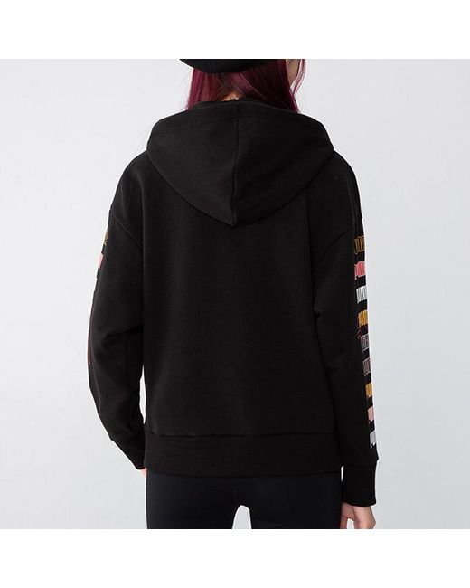 PUMA Black (Wmns) Classics Graphics Hoodie