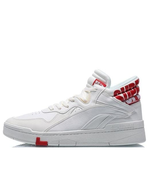 Li-ning White Superwave Mid for men