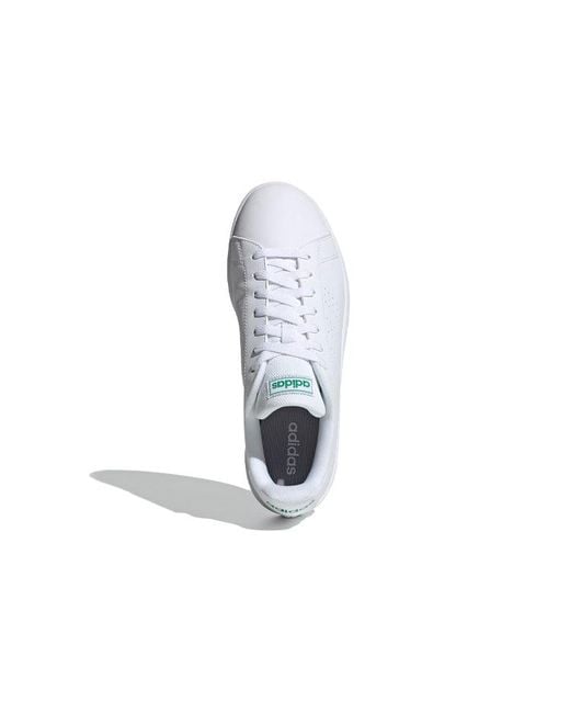 Adidas White Advantage Base Court 'Cloud' for men