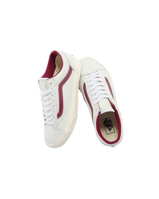 Vans White Style 36 Low-Top Sneakers for men