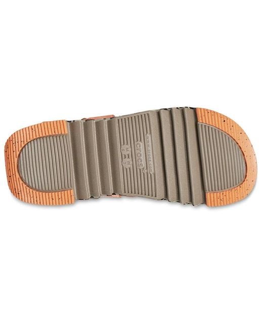 CROCSTM Natural (Wmns) Hiker Xscape Animal Sandals 'Khaki Leopard'