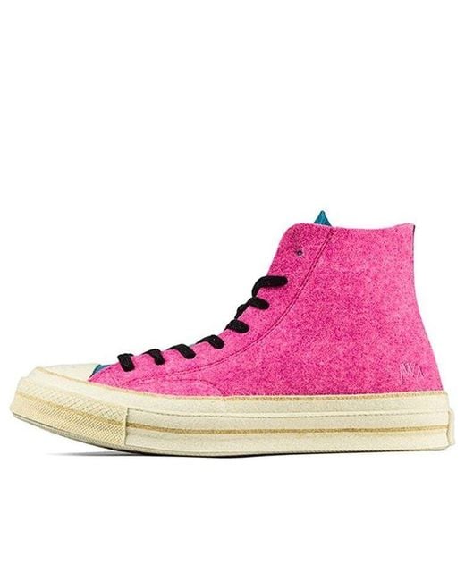 Converse Purple J.W. Anderson X Chuck 70 Hi Top 'Felt' for men